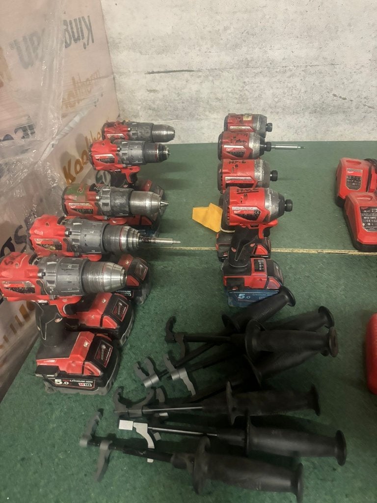 Accugereedschap Milwaukee / gebruikt - zie foto's / info!, Ophalen, Gebruikt