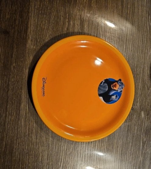 Bordjes Disney, 19cm (3x), Ophalen of Verzenden, Overige figuren, Zo goed als nieuw, Servies