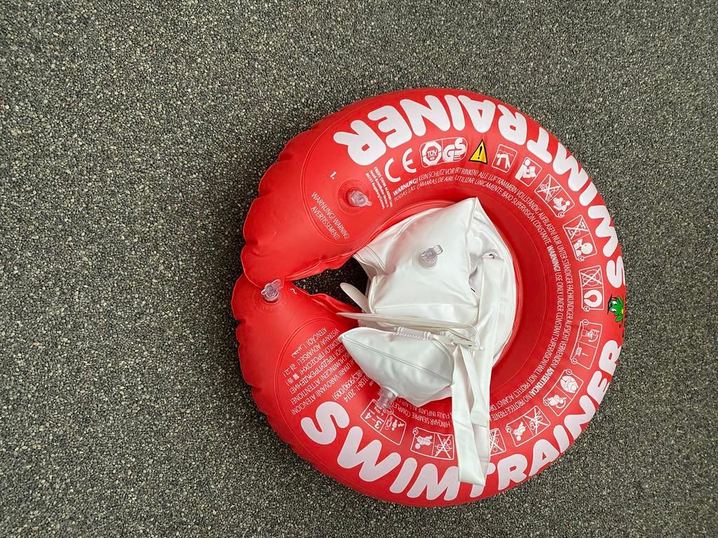 Swimtrainer rood, Kinderen en Baby's, Babykleding | Baby-zwemkleding, Ophalen, Jongetje of Meisje, One size, Zo goed als nieuw