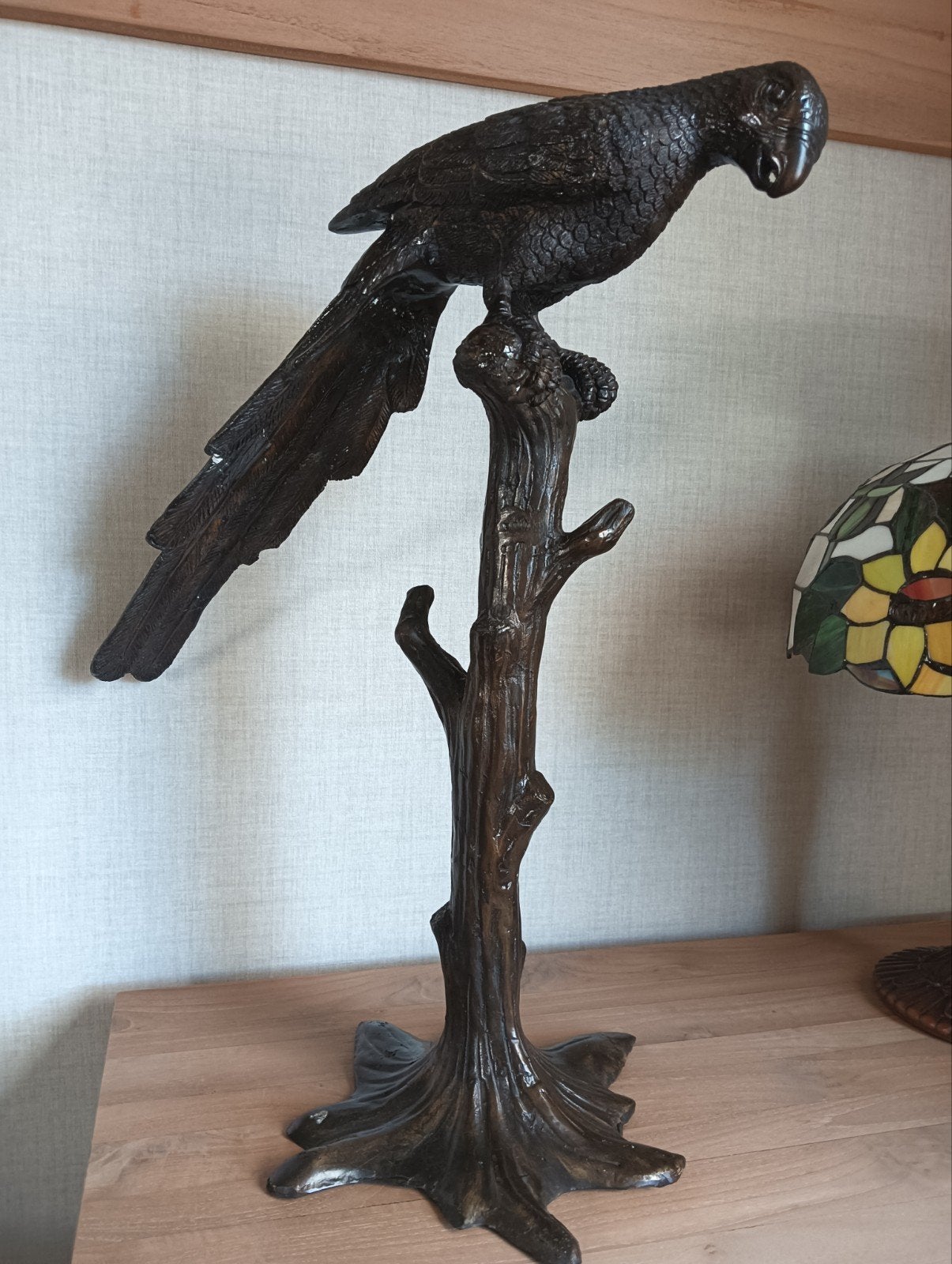 Prachtig brons papegaai ( nr 2), Antiek en Kunst, Ophalen