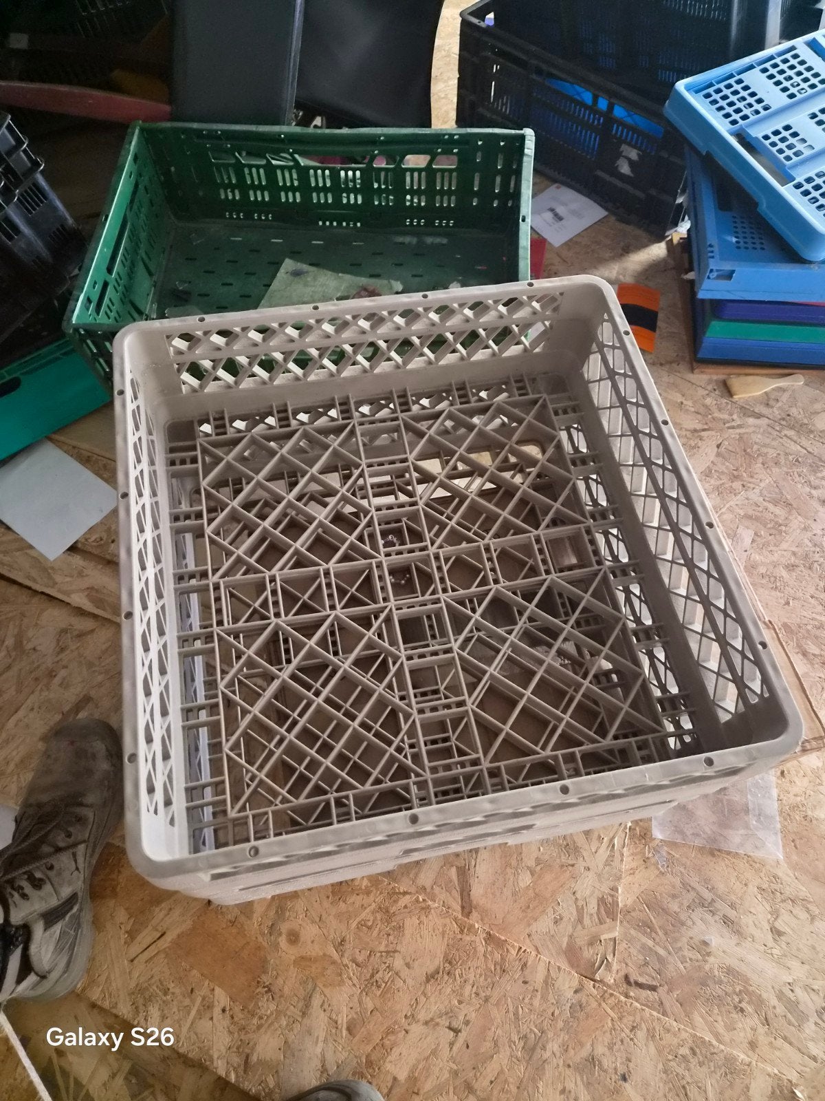 Vaatwaskorf 14cm hoog 50x50 cm - 20 stuks 10 Euro stuk, Ophalen, Gebruikt
