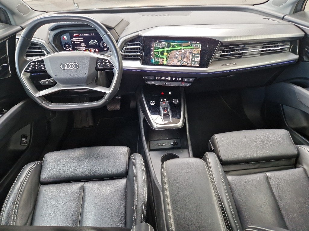 Audi Q4 e-tron 40 edition 77 kWh Soh 92% Leer Trekhaak Carpl, Auto's, Automaat, Achterwielaandrijving, Gebruikt, Q4 e-tron