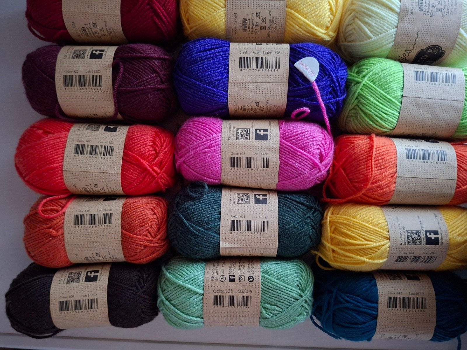 Merino soft 50 gr in veel kleuren, Breien of Haken, Nieuw, Ophalen of Verzenden, Scheepjes