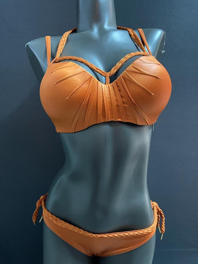 Marlies dekkers bikini maat 80d slip xs, Verzenden, Nieuw, Bruin, Bikini