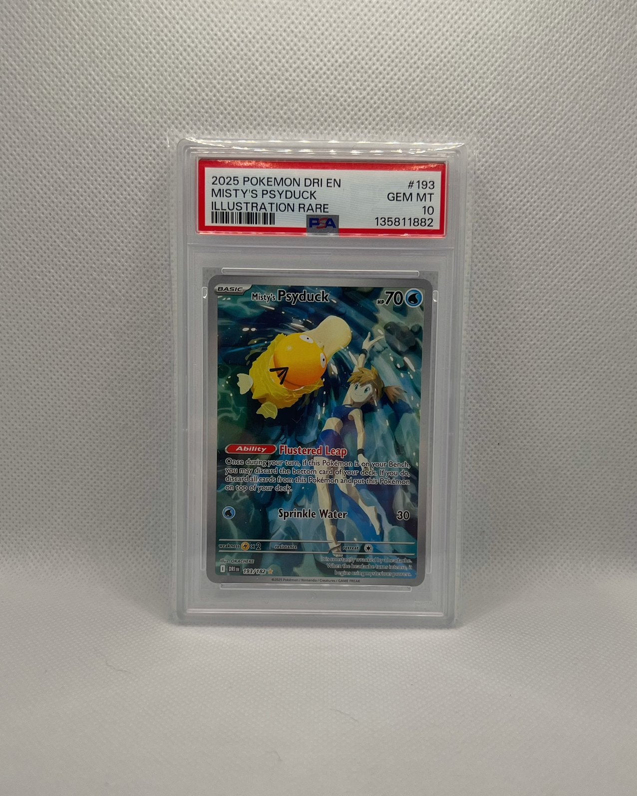 Misty’s psyduck PSA 10, Ophalen of Verzenden, Zo goed als nieuw