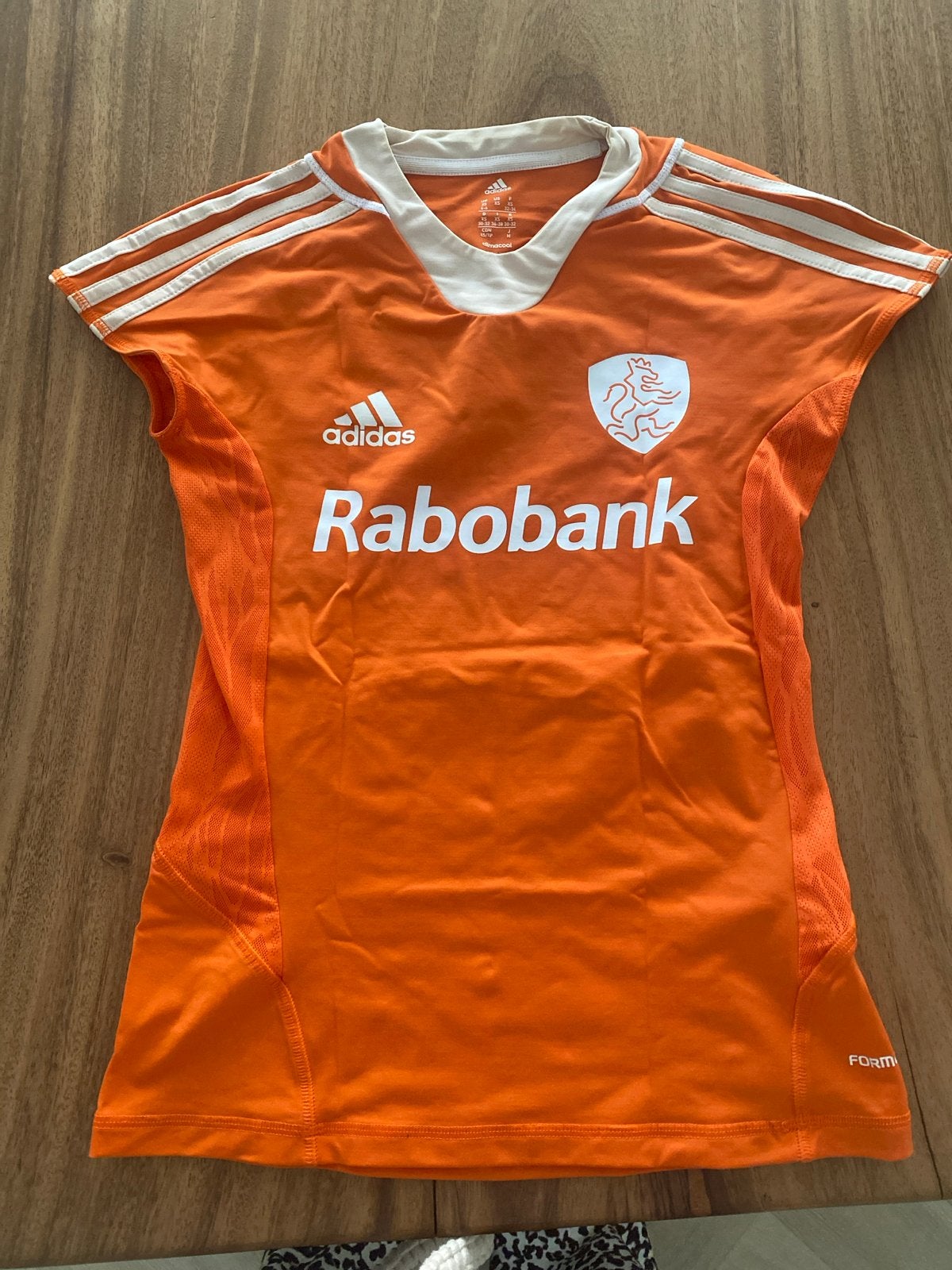 Dames hockeyshirt NL team met handtekeningen, maat XS, Overige typen, Oranje, Ophalen of Verzenden, Maat 34 (XS) of kleiner