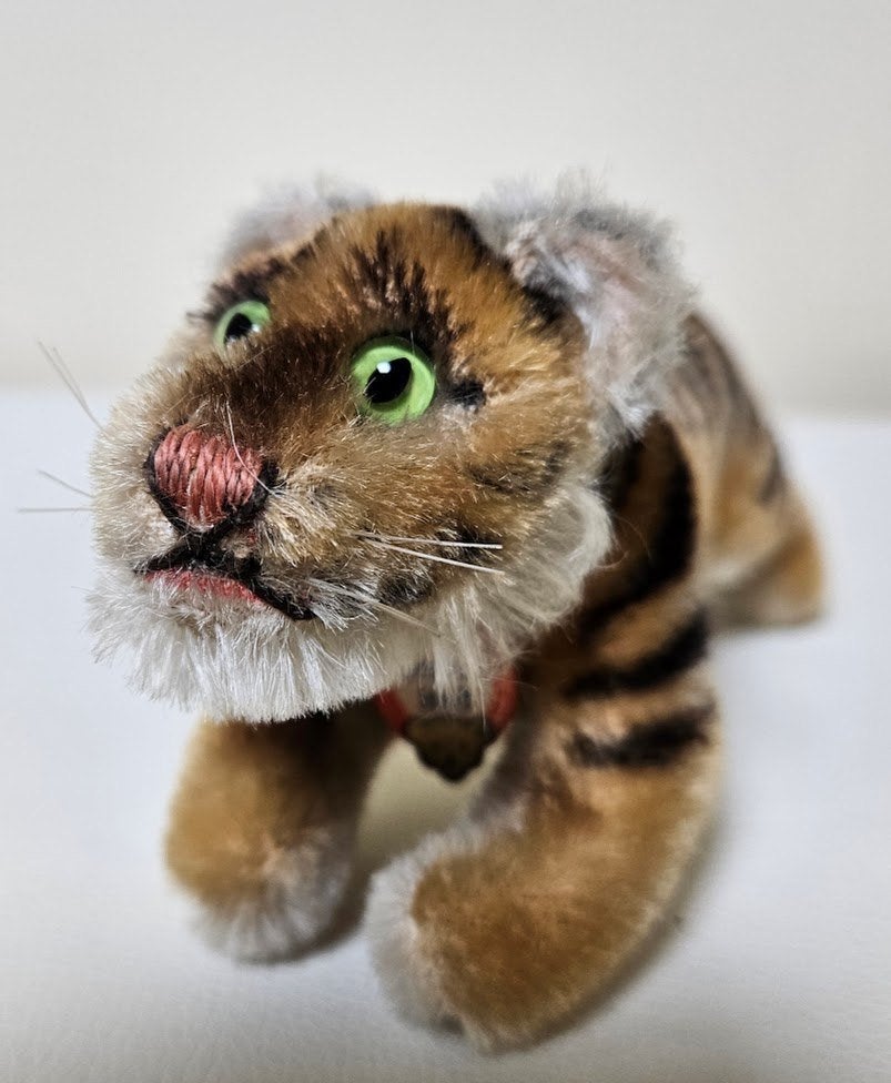 Steiff tijger tijgertje oud kat, Ophalen of Verzenden