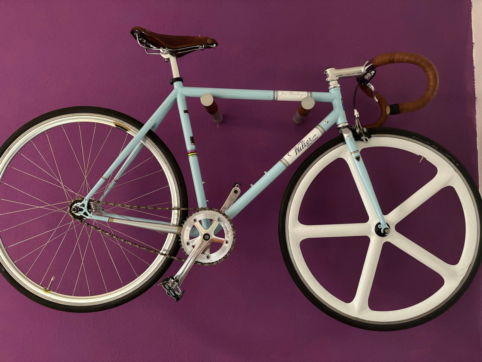 Wilier baan wielrenfiets fixed gear, Minder dan 10 versnellingen, Gebruikt, Aluminium, 53 tot 57 cm