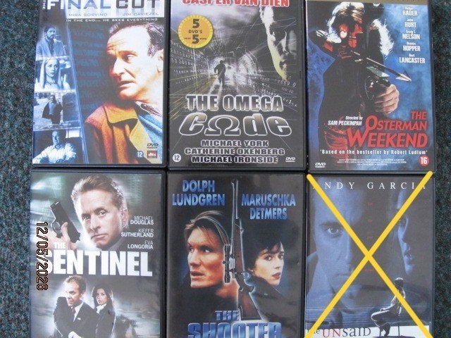 45D,75: finalCut-omegaCode-osterman-sentinel-shooter-, Engels, Nederlands, Actiethriller, Ophalen of Verzenden
