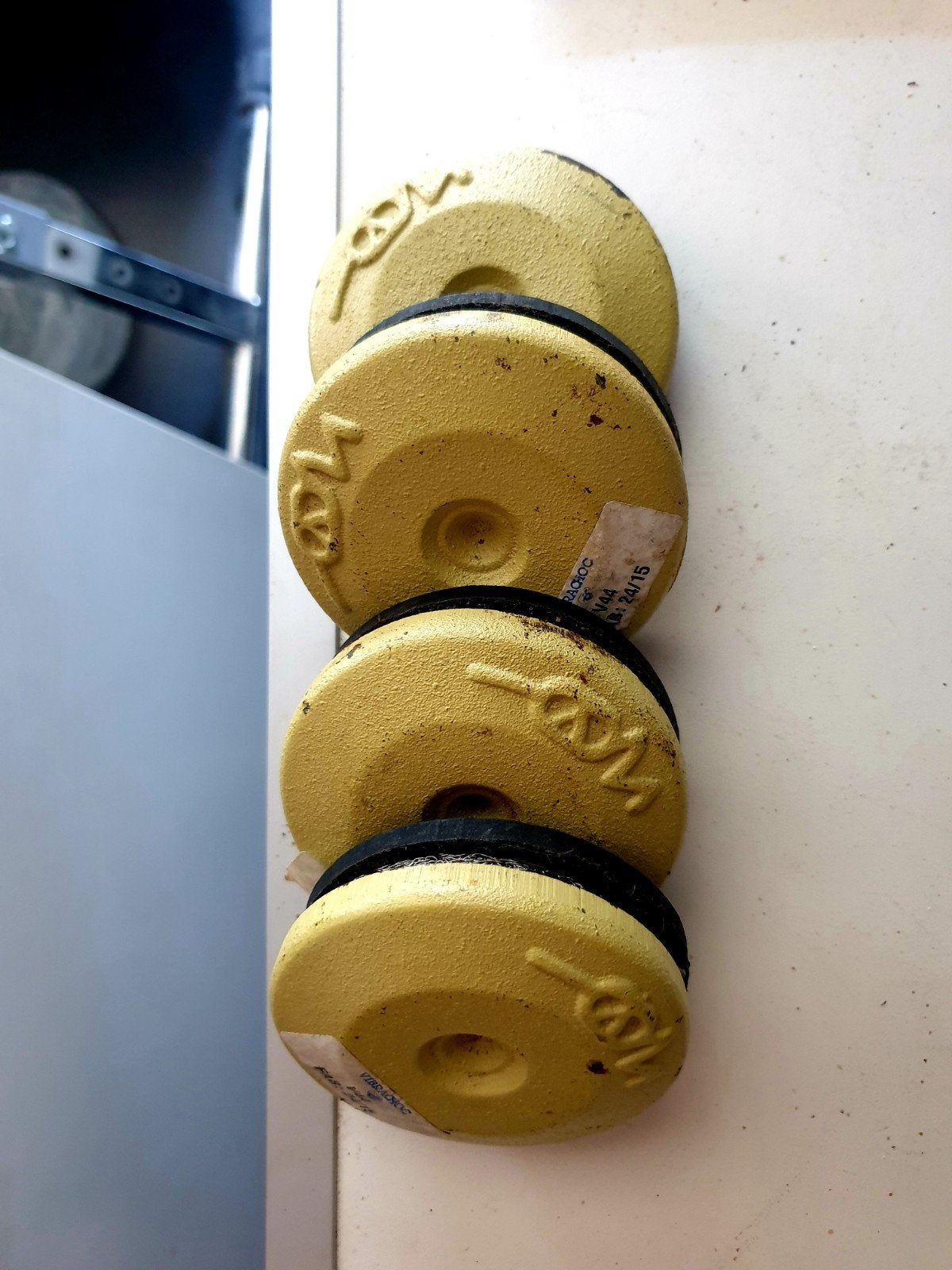Set van 4x Vibrachoc V44 Trillingsdemper / Machinevoet (NOS), Doe-het-zelf en Verbouw, Gereedschap | Machine-onderdelen en Toebehoren