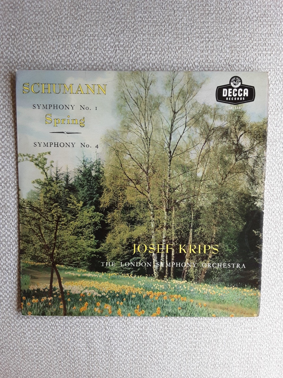 Schumann Spring  Josef Krips, Gebruikt, Ophalen of Verzenden, Romantiek, 12 inch