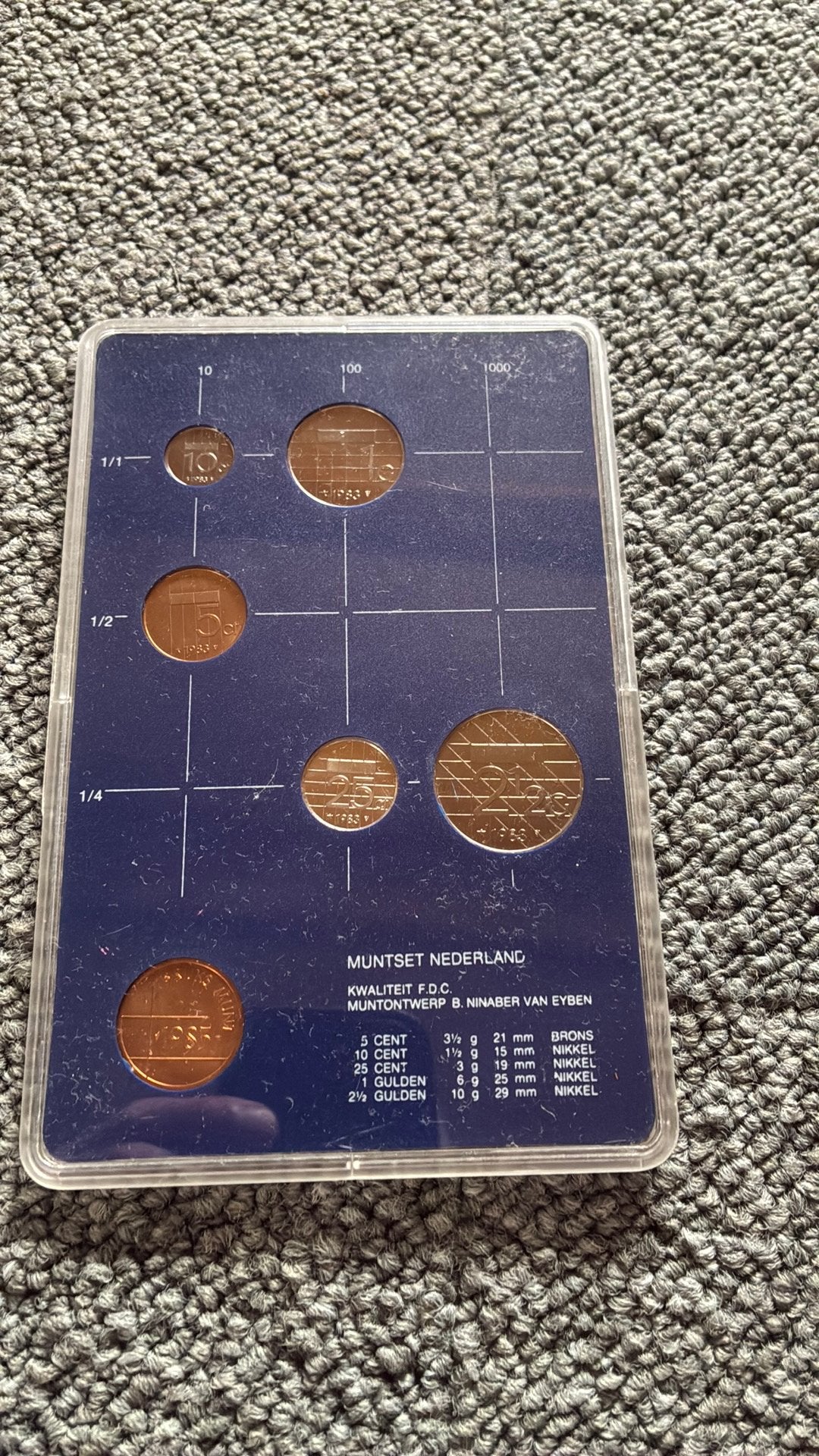 Fdc set 1983, Postzegels en Munten, Munten | Nederland, Ophalen of Verzenden, Koningin Beatrix, Overige waardes
