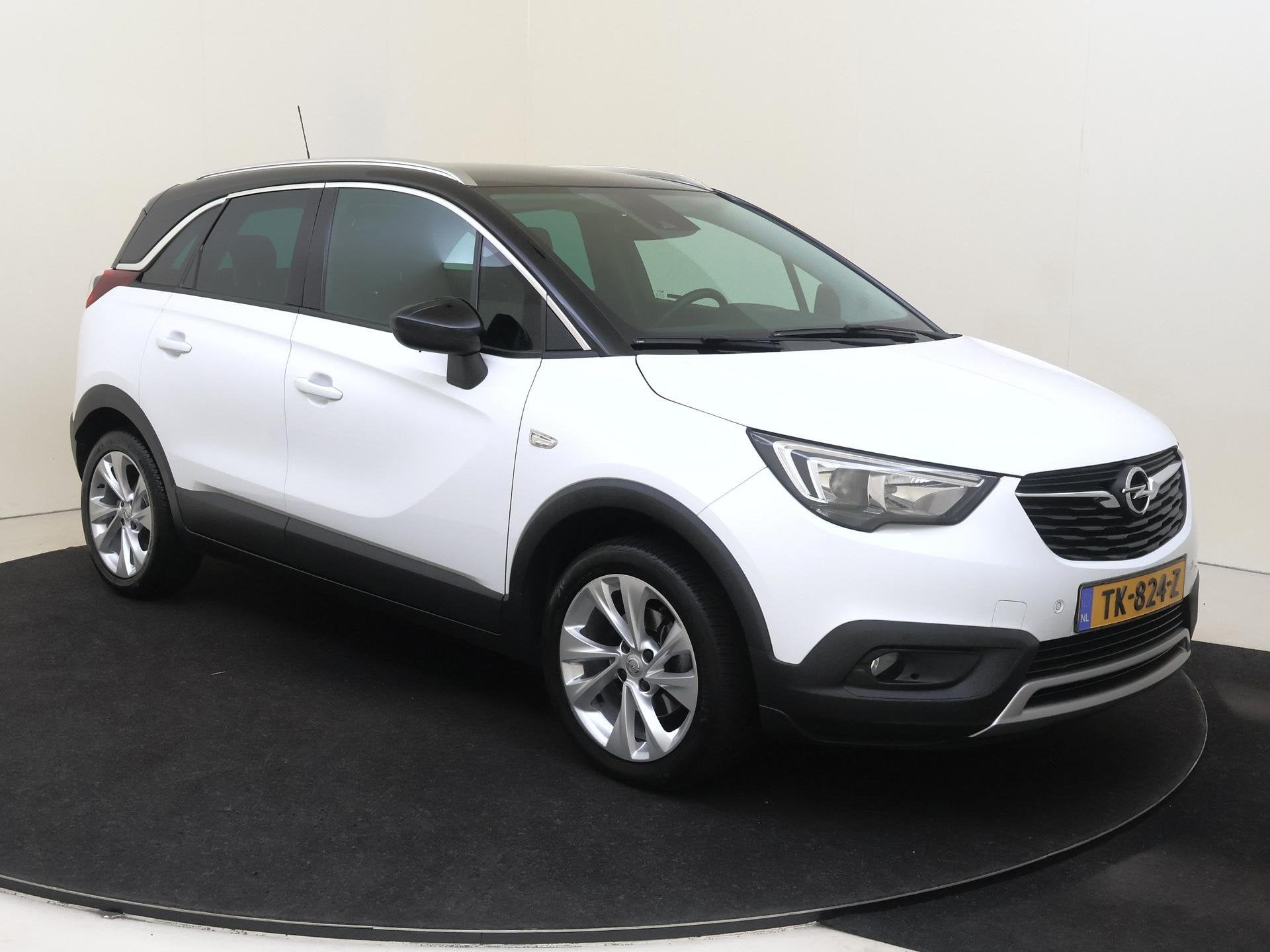 Opel Crossland X 1.2 Turbo Innovation | Parkeersensoren Voor, Auto's, Gebruikt, Wit, Bedrijf, 600 kg