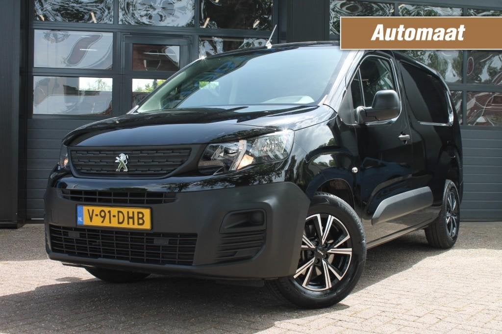 Peugeot PARTNER 136 L2 50 KWH  Lang model (L2) drie zit plaa, Huisgarantie, Met garantie (alle), Zwart, Origineel Nederlands