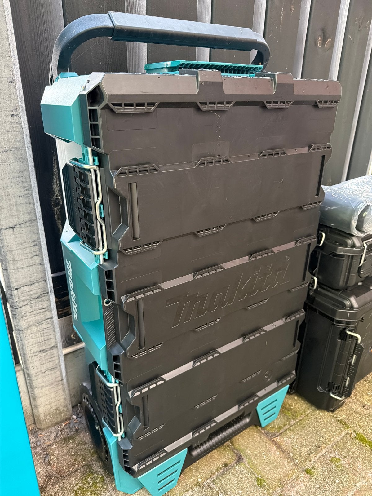 Makita P-91001 Gereedschapskoffer op wielen, Ophalen, Gebruikt