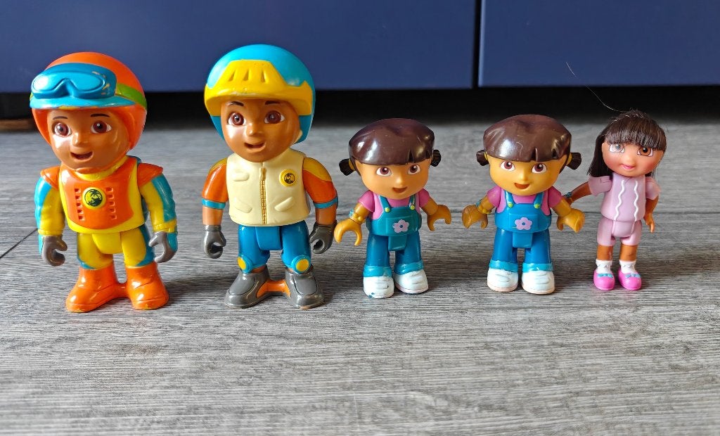 Dora en Diego figuurtjes, Ophalen of Verzenden, Gebruikt