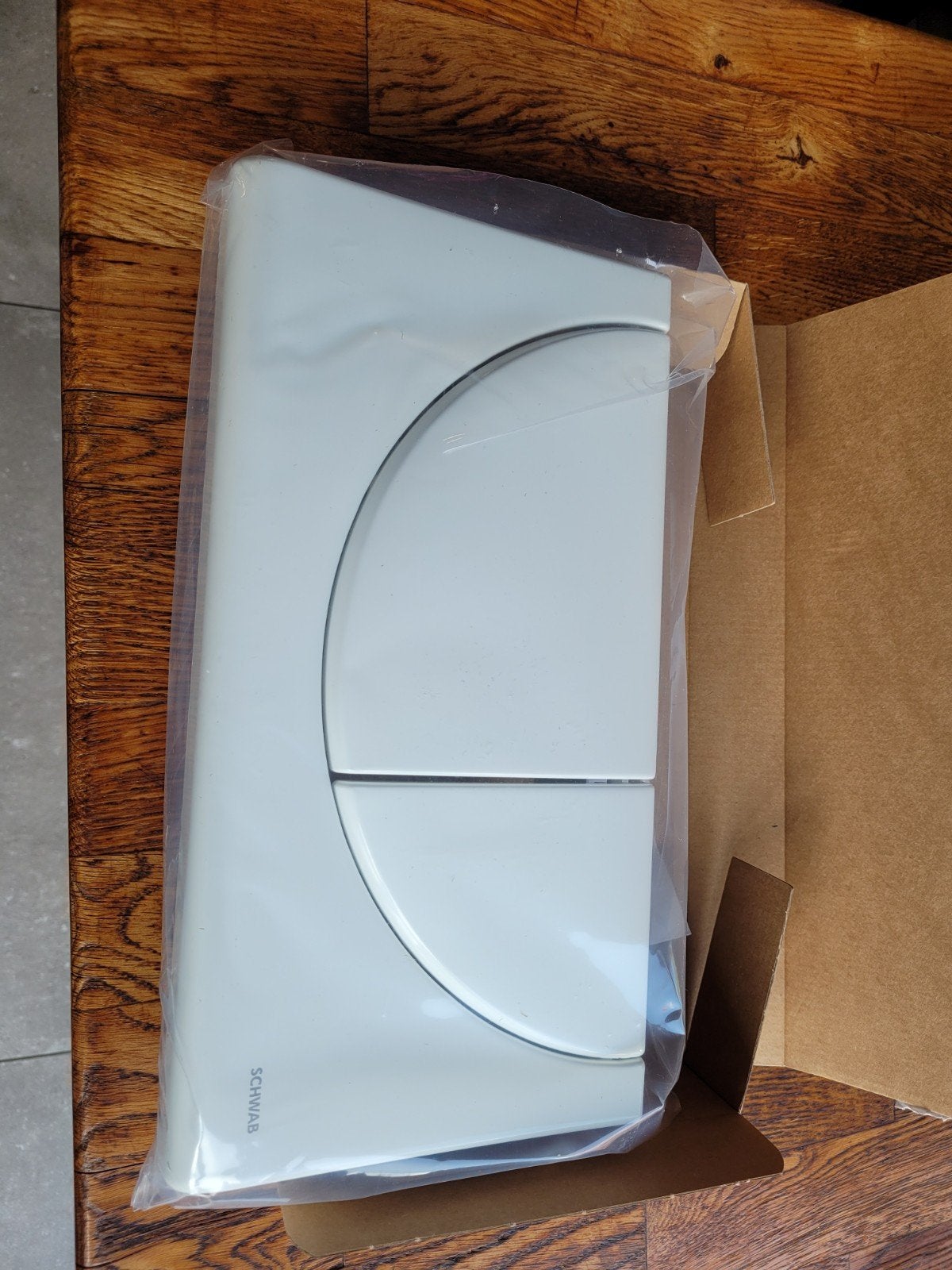 Schwab Viva Duo Dual Flush Toilet Bedieningspaneel Wit, Ophalen of Verzenden, Nieuw, Toilet