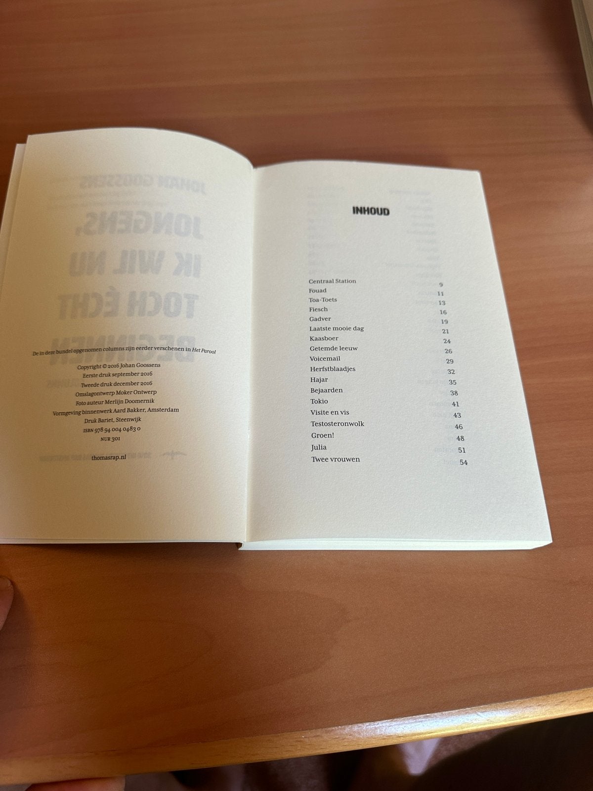 Jongens, ik wil nu toch écht beginnen - Johan Goossens, Ophalen of Verzenden, Gelezen, Nederland