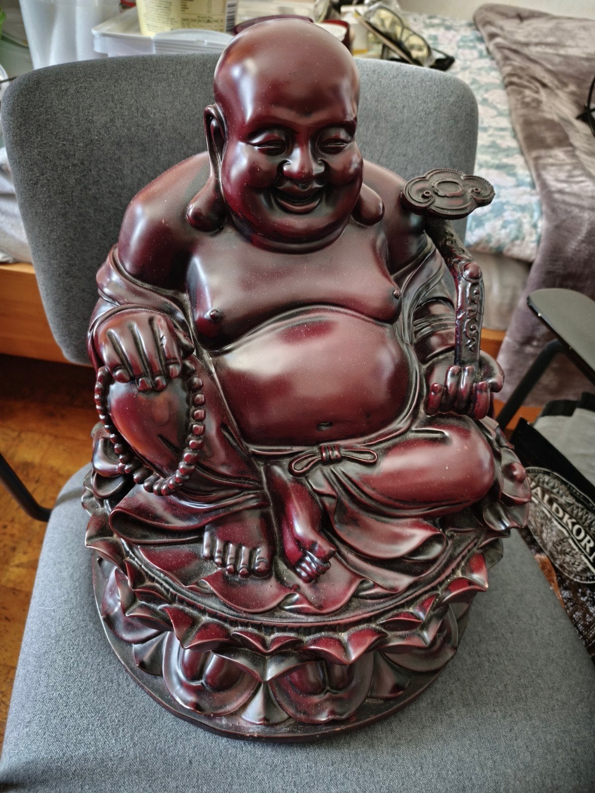 Dik buik buddha, Ophalen, Zo goed als nieuw