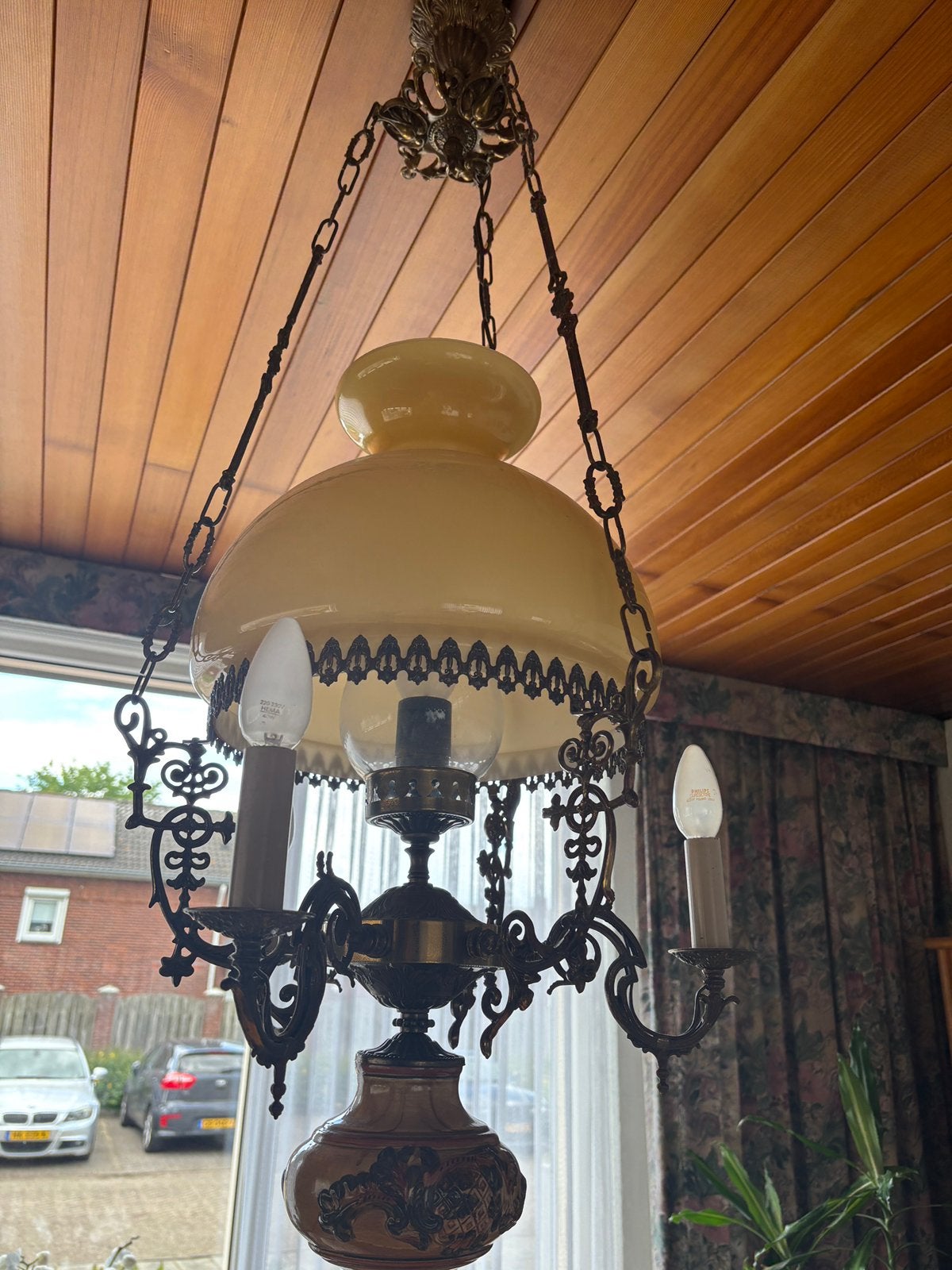 Antieke hanglamp, Antiek en Kunst, Antiek | Lampen, Ophalen