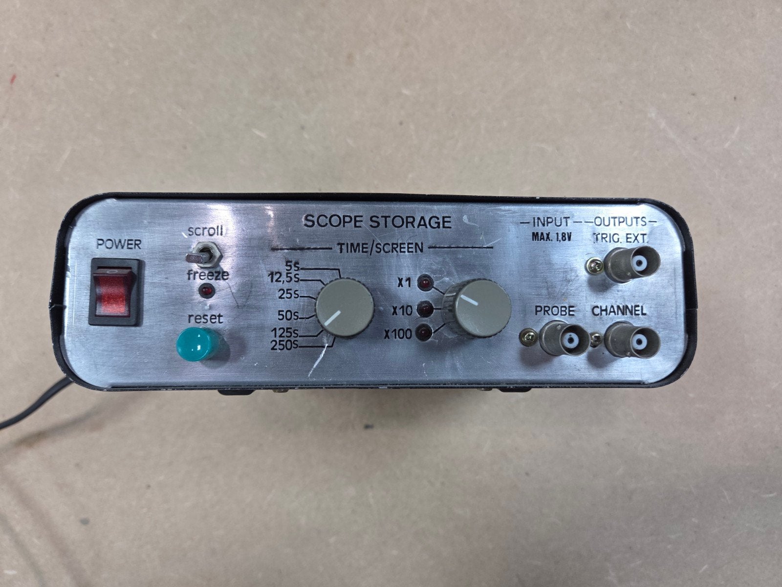 Scopegeheugen maak analoge oscilloscope een geheugenscope, Doe-het-zelf en Verbouw, Ophalen of Verzenden