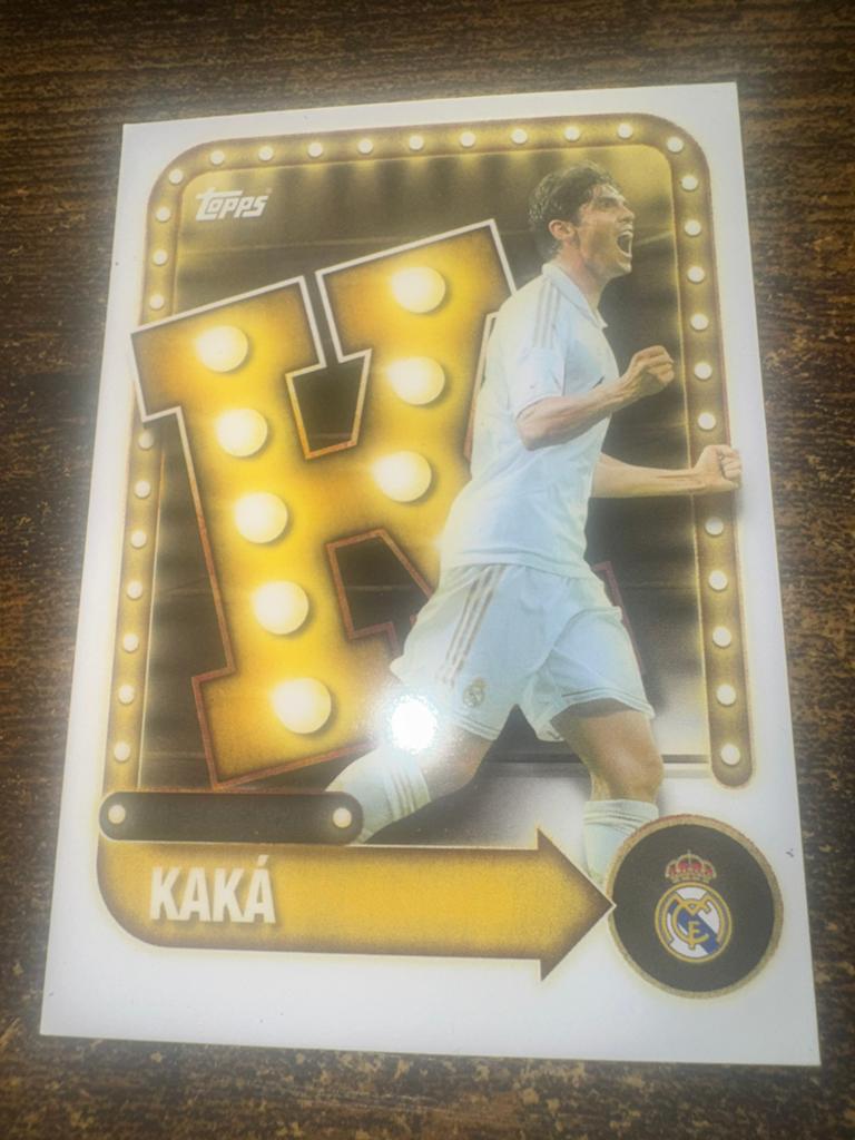 Kaka Topps Spelerskaart Real Madrid, Ophalen of Verzenden, Zo goed als nieuw, Buitenlandse clubs, Spelerskaart