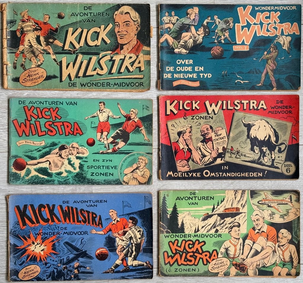 Kick Wilstra stripboeken, Boeken, Meerdere stripboeken, Ophalen of Verzenden, Gelezen