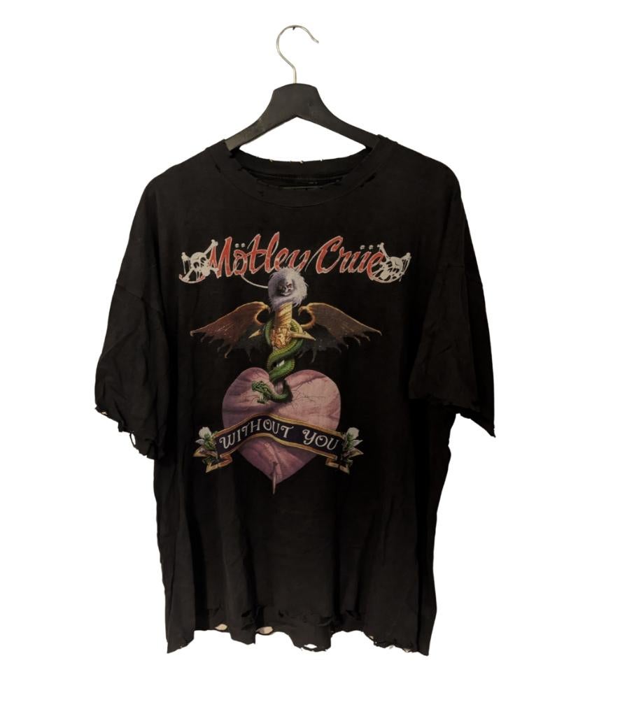 motley crue dr feelgood vintage t-shirt 1989 – size l/xl, Kleding | Heren, T-shirts, Gedragen, Maat 56/58 (XL), Zwart, Ophalen of Verzenden