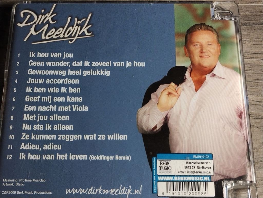 Dirk Meeldijk - Ik Ben Wie Ik Ben, Ophalen of Verzenden, Zo goed als nieuw, Levenslied of Smartlap
