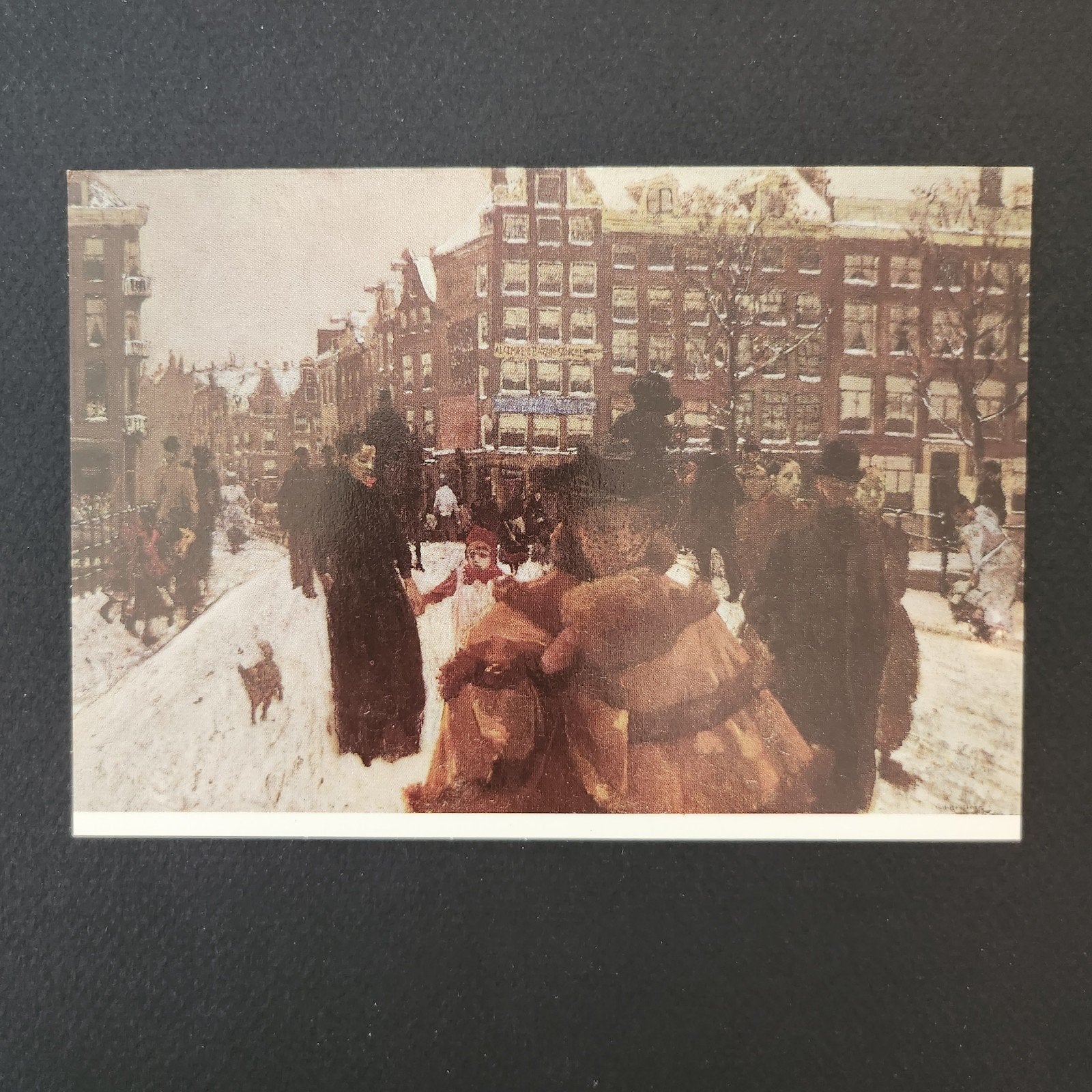 mx Ansichtkaart Rijksmuseum Amsterdam - Singelbrug Breitner, Verzenden, Ongelopen