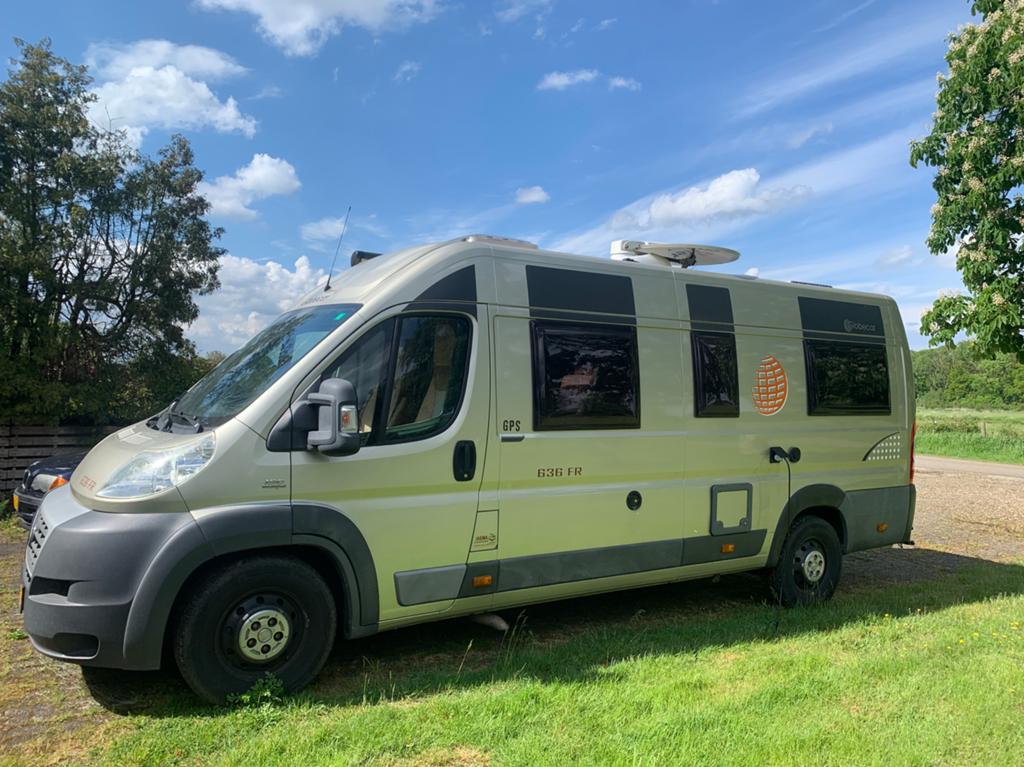 Possl Globecar 636FR buscamper, Buscamper of Camperbus, Ringverwarming, Fiat, Koelkast