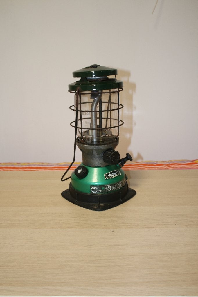 Coleman Northstar benzine lamp., Ophalen of Verzenden, Gebruikt