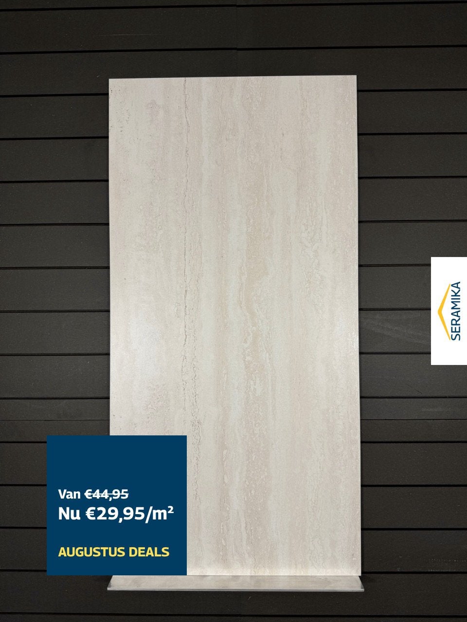 Travertin en betonlook tegels €29,95 per m2, Ophalen of Verzenden, Zo goed als nieuw, 10 m² of meer, Vloertegels