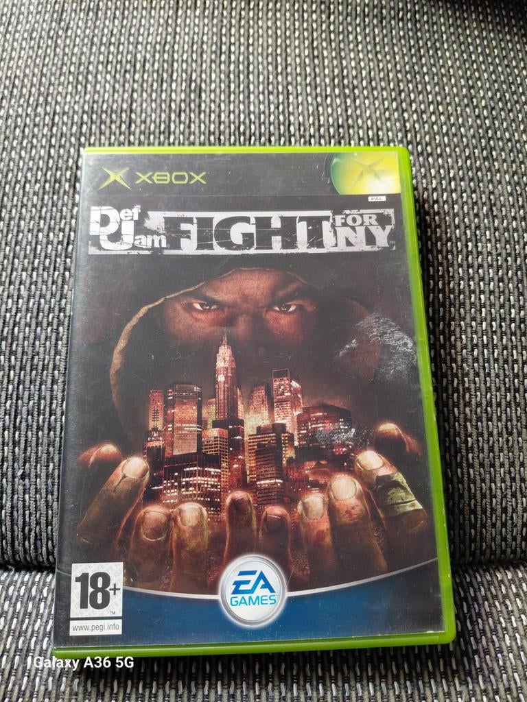 Def jam fight for NY xbox, Spelcomputers en Games, Games | Xbox Original, Ophalen, Vanaf 18 jaar, Vechten, 2 spelers