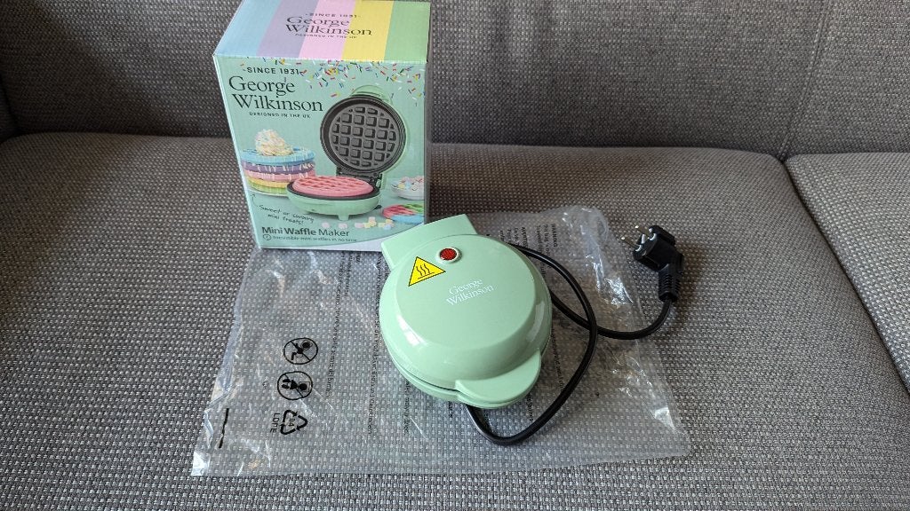 George Wilkinson Mini Waffle maker wafelijzer, Ophalen of Verzenden, Zo goed als nieuw