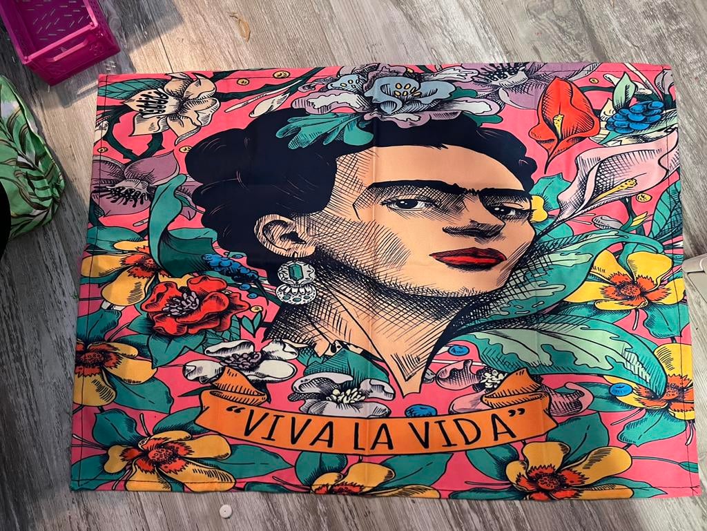 Frida Kahlo fluwelige wandkleed, Ophalen of Verzenden, Nieuw, Wandkleed