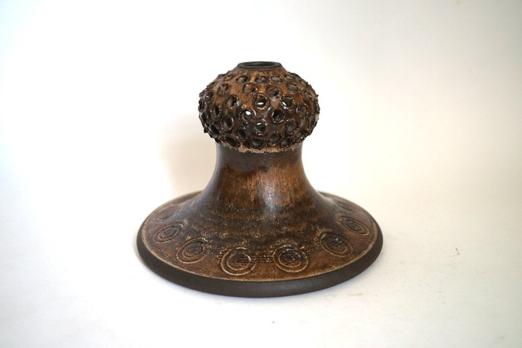 bijzonder keramiek object lamp? droogbloemsteker? brutalist, Antiek en Kunst, Ophalen of Verzenden