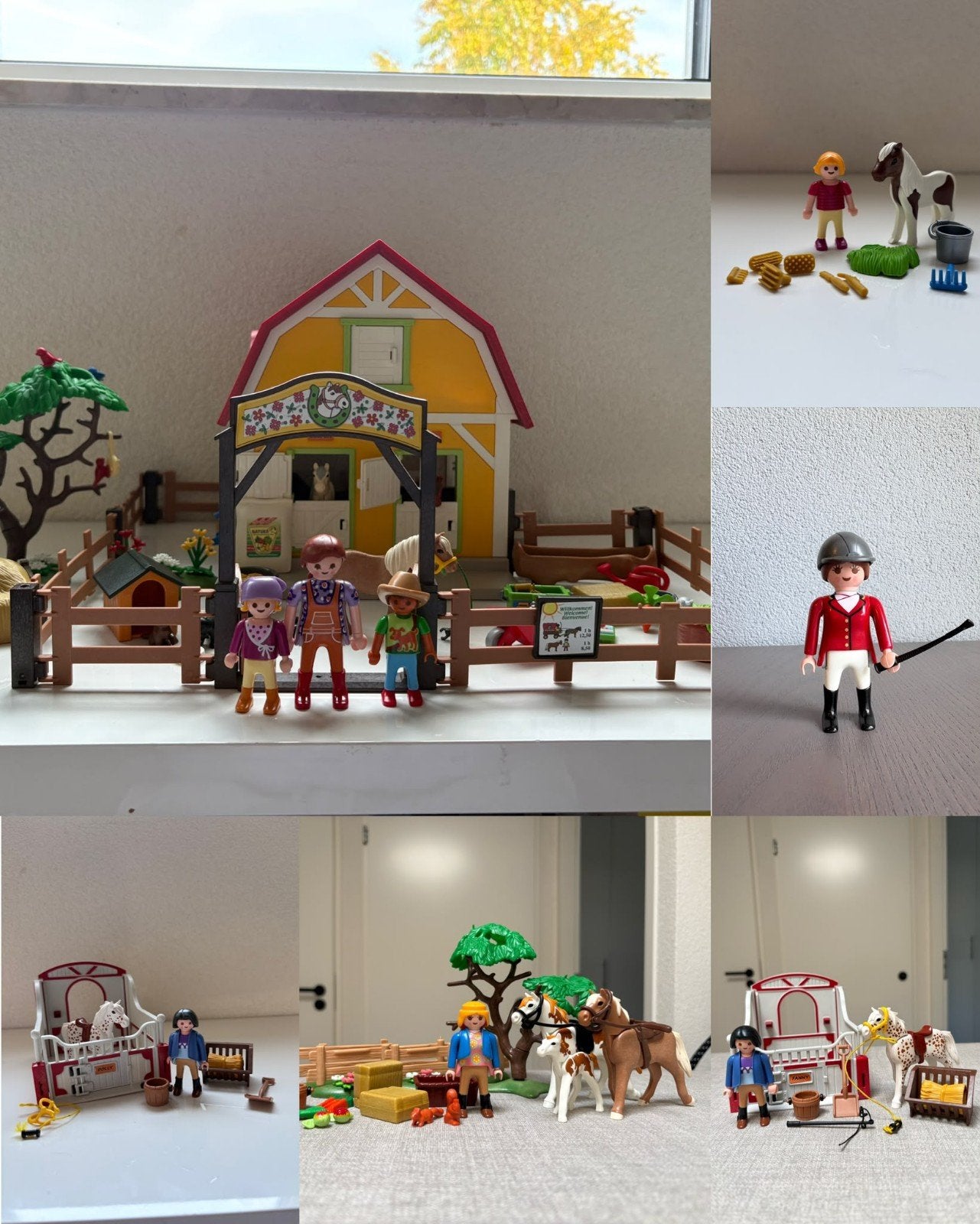 Playmobil Paardenmanege Combideal, Gebruikt, Gebouw, Complete set, Ophalen of Verzenden