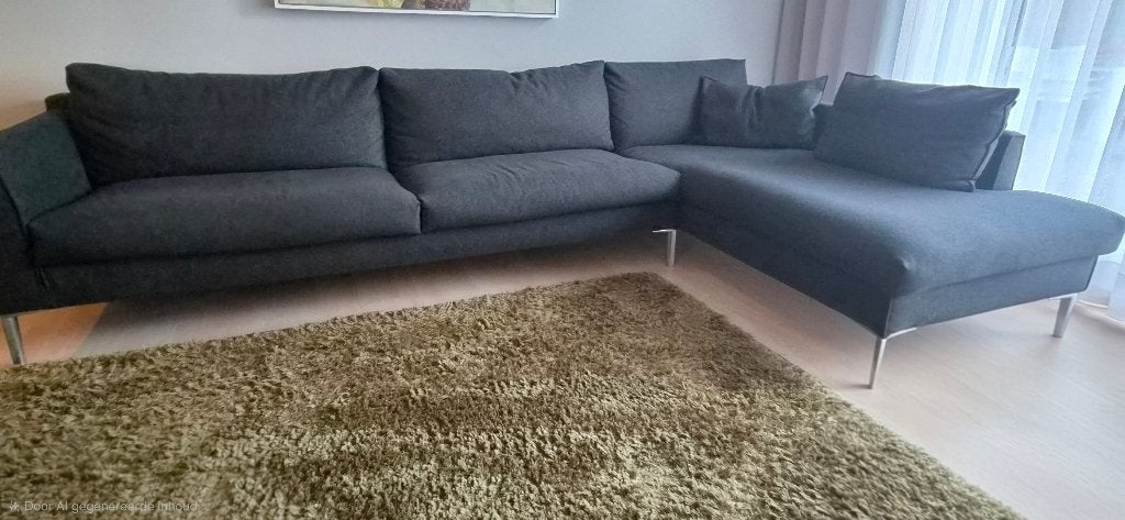 Design on Stock zitbank met chaise longue, Huis en Inrichting, Banken | Bankstellen, Ophalen, Gebruikt, Hoekbank, 300 cm of meer
