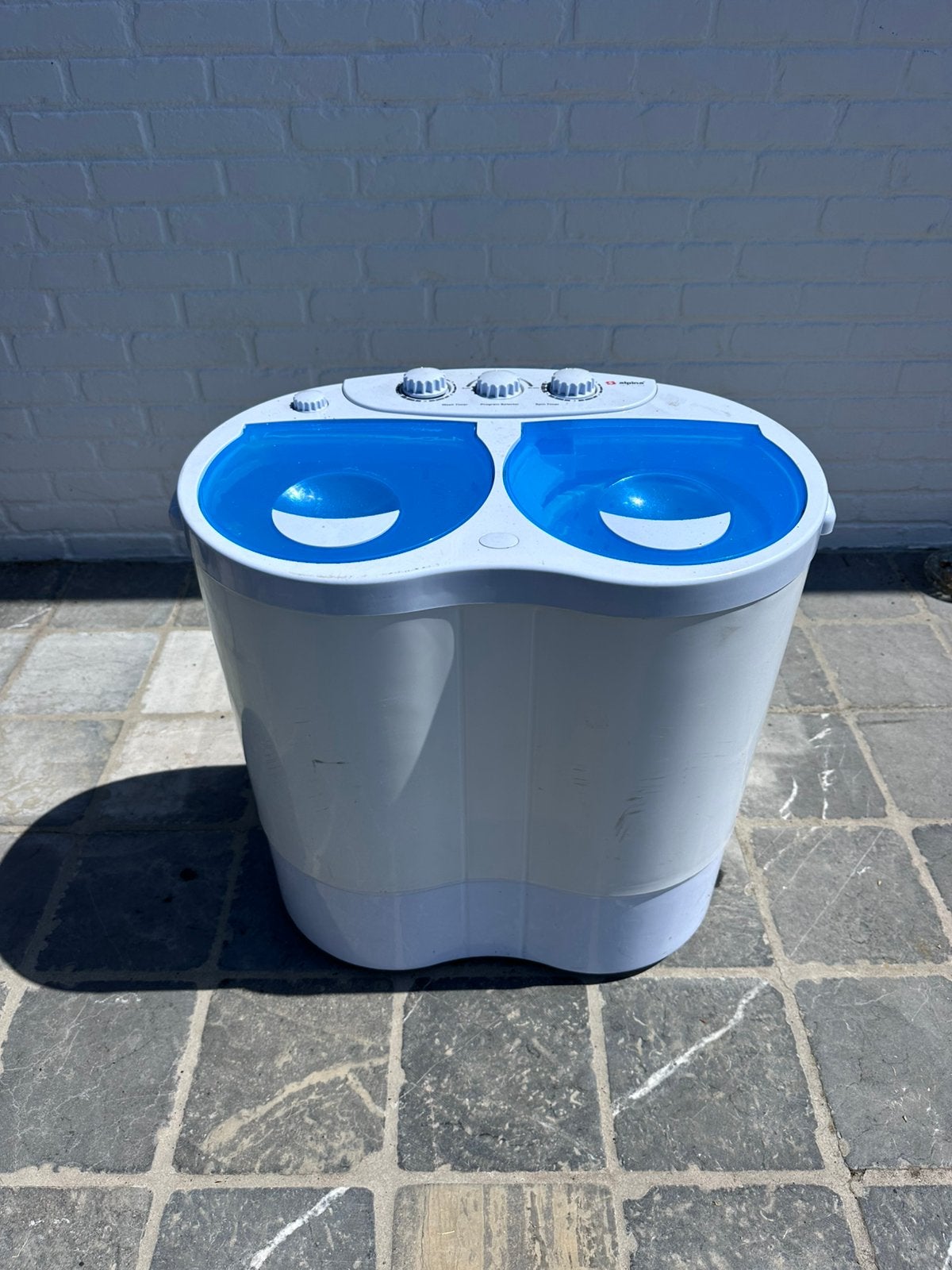 Camping/kampeer Alpina wasmachine en centrifuge, Witgoed en Apparatuur, Ophalen of Verzenden, Zo goed als nieuw