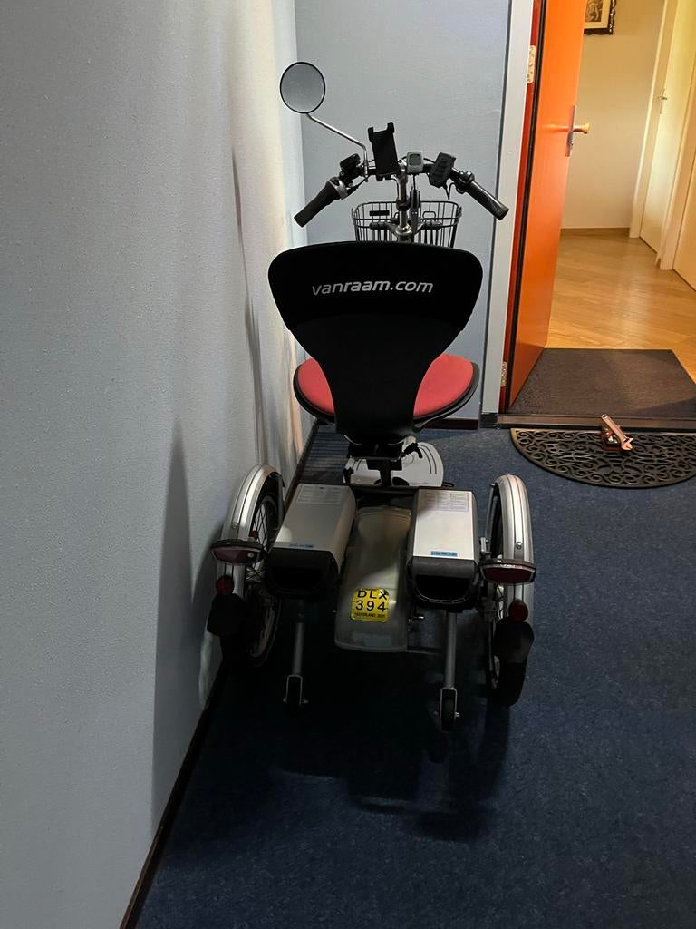 Van Raam Easy Go elektrische driewieler met dubbele accu, Ophalen, Gebruikt