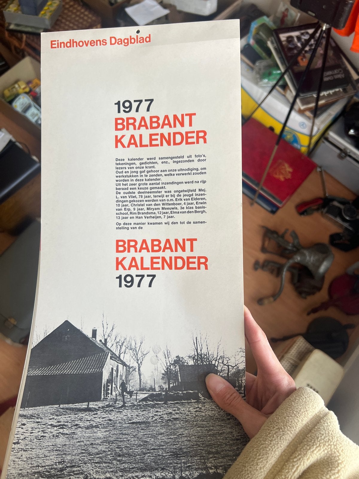 Kalender 1977 brabant, Ophalen of Verzenden