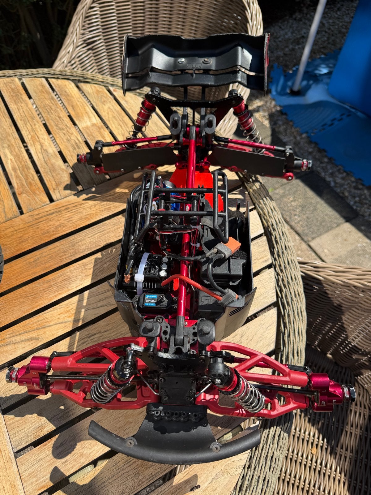 Arrma Kraton 6S met veel upgrades en reserveonderdelen, Gebruikt, Auto offroad, Schaal 1:8, Ophalen