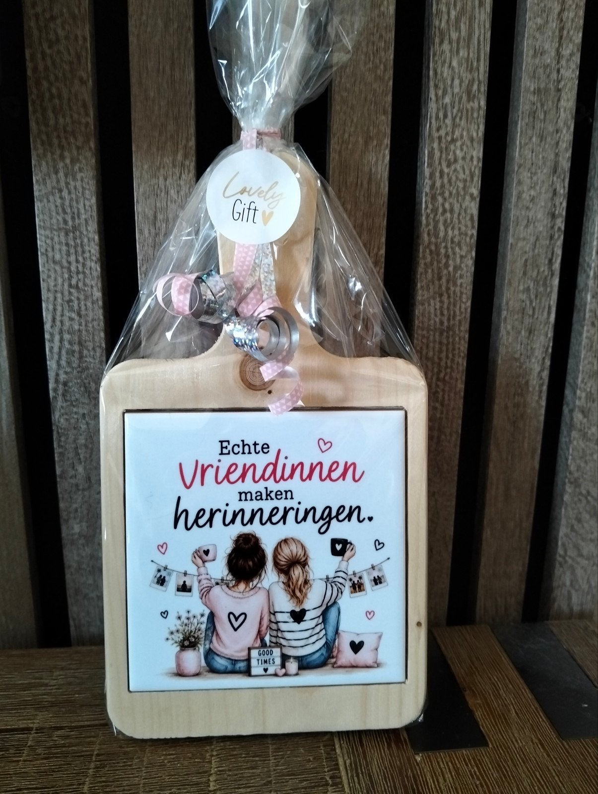 Leuke borrelplankjes incl tegel, 23 cm, Tegeltje, Ophalen of Verzenden, 13 cm
