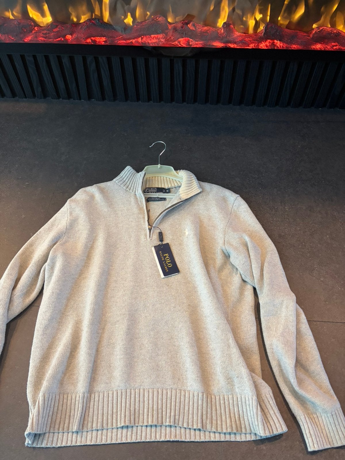 Ralph lauren zipper, Ophalen of Verzenden, Nieuw, Maat 48/50 (M), Grijs