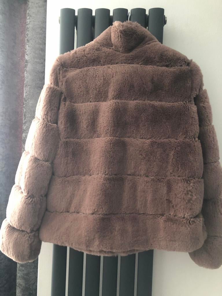 Millenium Faux Fur Jas Maat S Bruin, Ophalen of Verzenden, Zo goed als nieuw, Maat 36 (S), Bruin