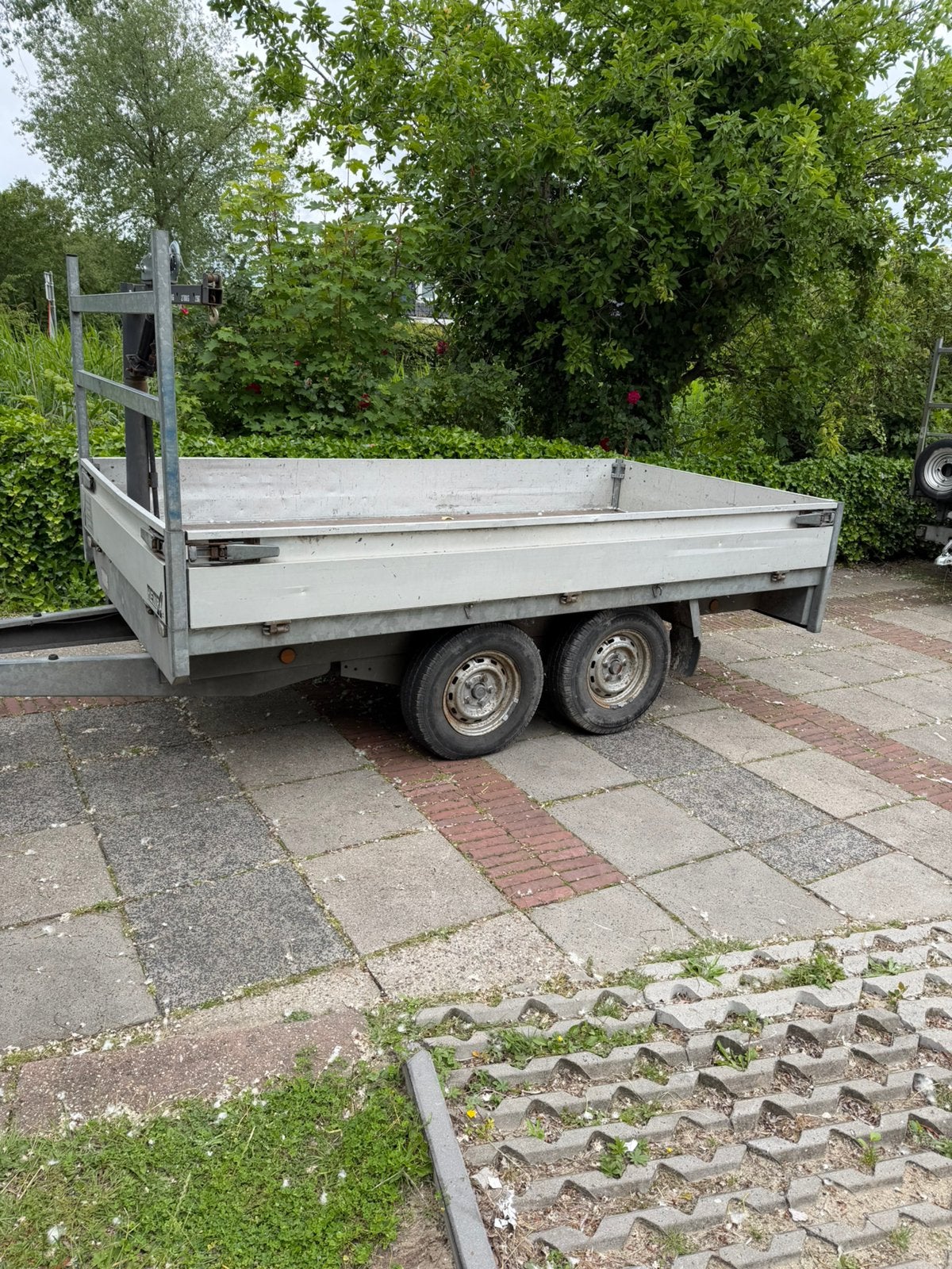 Henra Tandemasser 2000 kg  met lier, Ophalen of Verzenden, Zo goed als nieuw