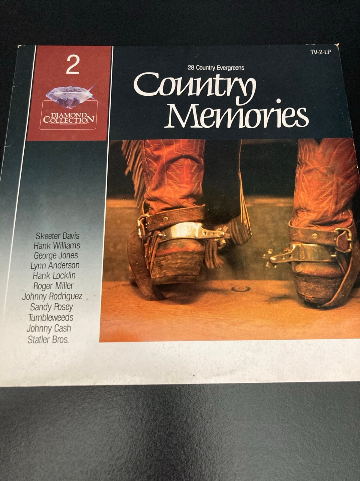 Country Memories - 28 Country Evergreens LP, Ophalen of Verzenden, Gebruikt, Country