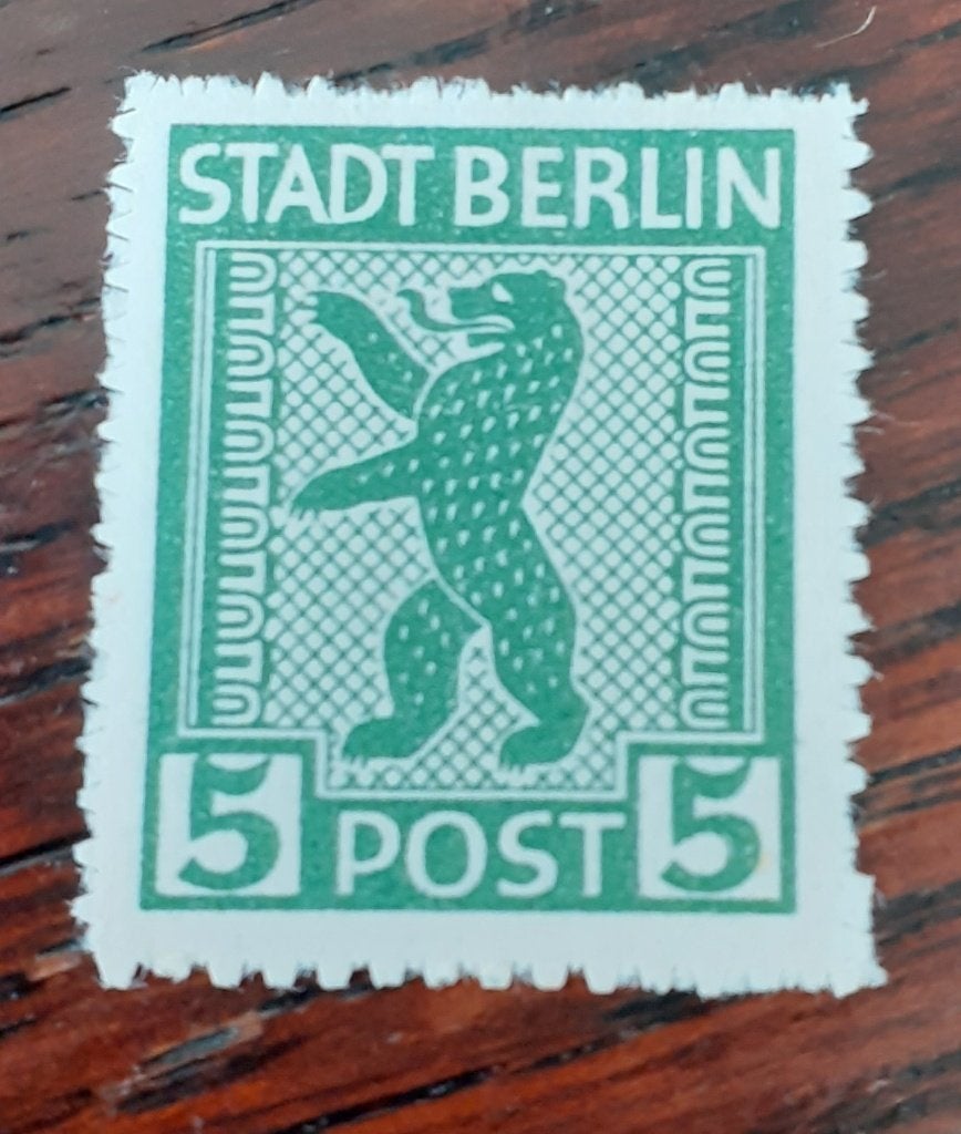 Berlijn en Brandenburg, mi 1 B, pf, bieden vanaf € 2,00, Verzenden, Overige periodes, Postfris