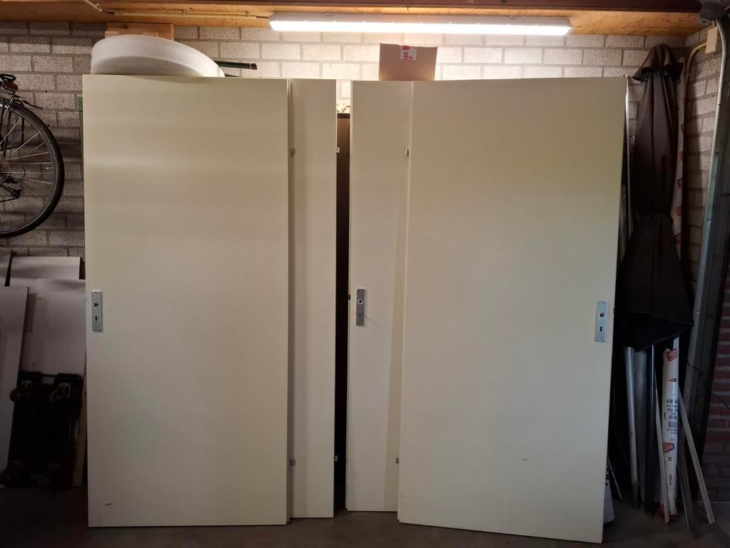 Opdekdeuren, Ophalen, Hout, 75 tot 150 cm, Deurkozijn
